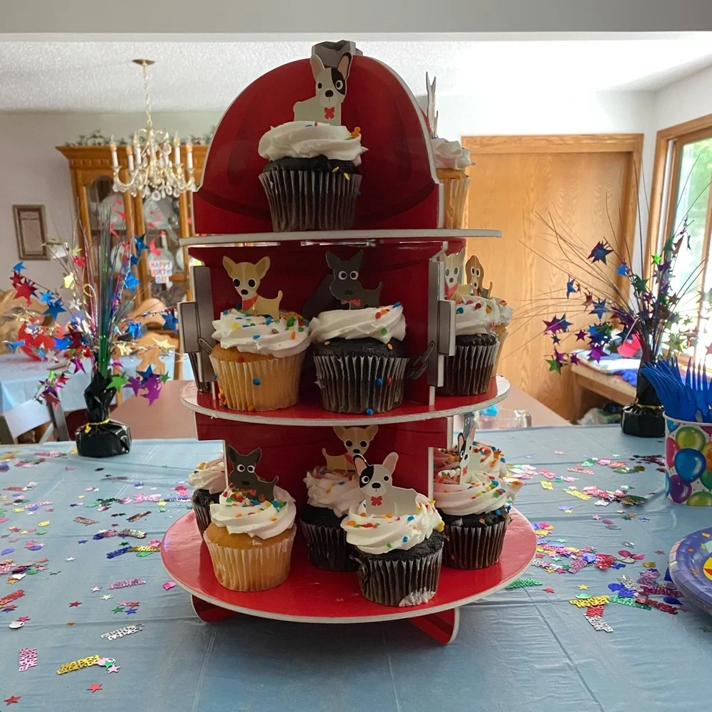Fire hydrant Cupcake stand 🔥 🧁